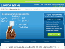 Tablet Screenshot of laptopservis.rs